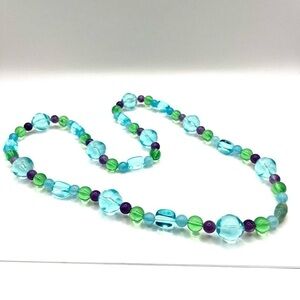 Spring Glass Bead Necklace